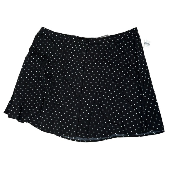 Aeropostale Star High Waisted Button Front Mini Skirt XL Americana Y2K 90s NWT - Picture 1 of 10